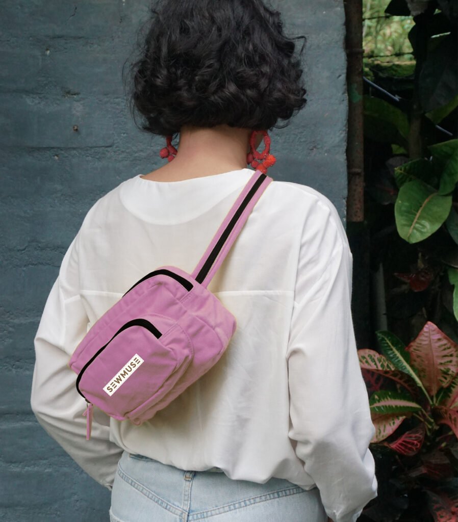 Crafted sustainable colorful fashion with almost zero waste in production.