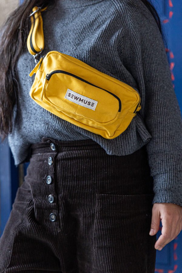 Žlutá bavlněná ledvinka Athen Daffodil Yellow – SewMuse.cz Česko