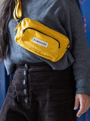 Žlutá bavlněná ledvinka Athen Daffodil Yellow – SewMuse.cz Česko