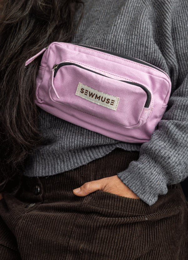 Růžová bavlněná ledvinka Athen Blush Pink – SewMuse.cz Česko