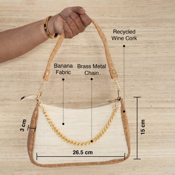 Ekologické psaníčko z korku a banánového vlákna – Boho Clutch SewMuse.cz
