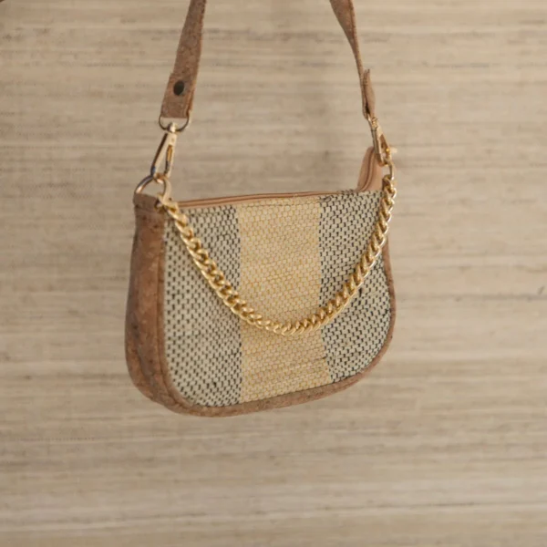 Ekologické psaníčko z korku a banánového vlákna – Boho Clutch SewMuse.cz